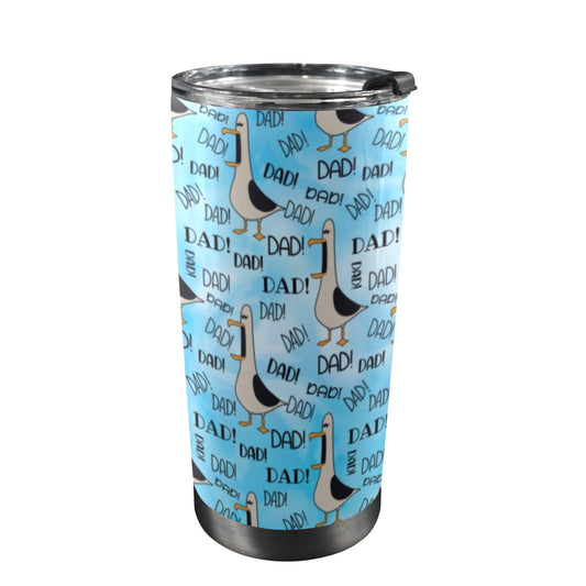 Dad Seagull - 20oz Travel Mug / Tumbler One Size 20oz Travel Mug / Tumbler animal Dad Printed Offshore