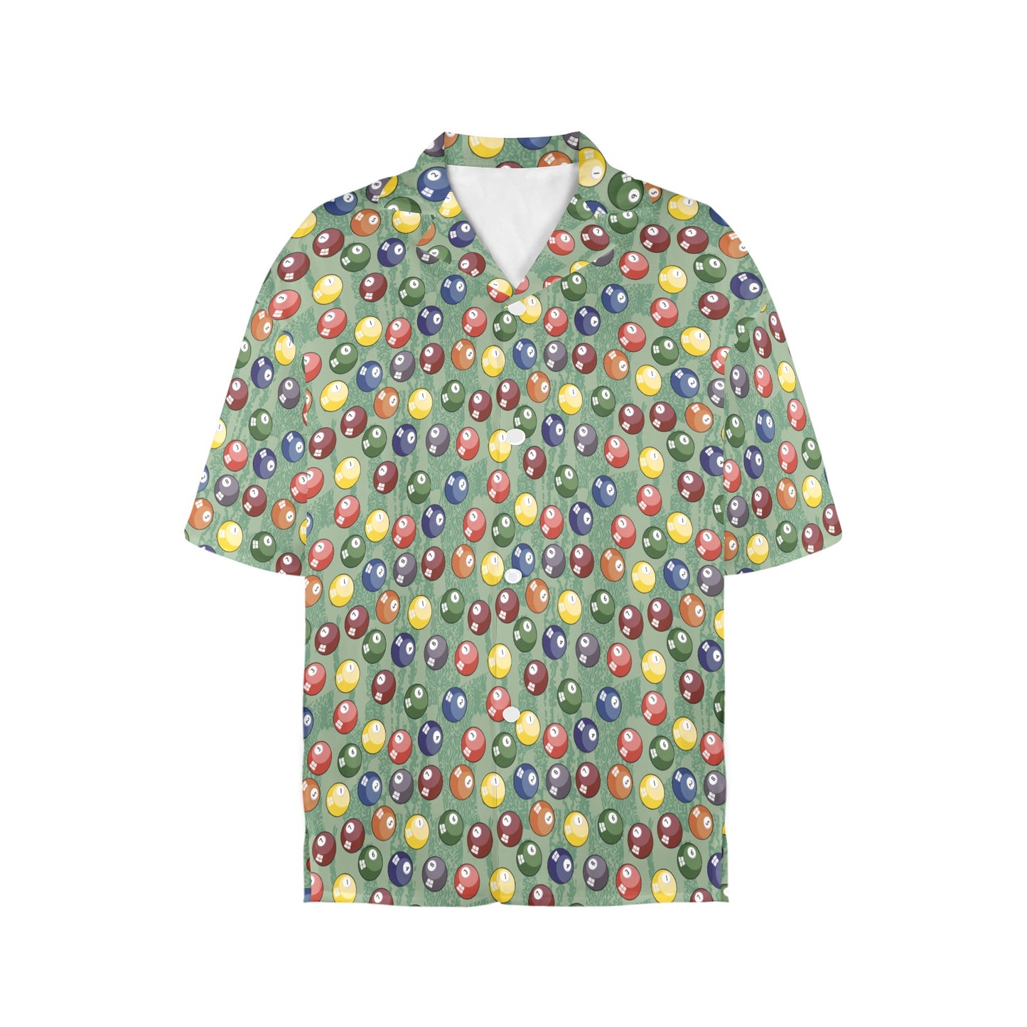 Pool Balls - Womens Hawaiian Shirt