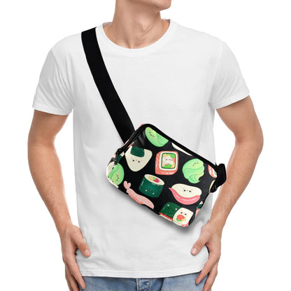 Happy Sushi - Belt Bag Belt Bag Food Printed Offshore