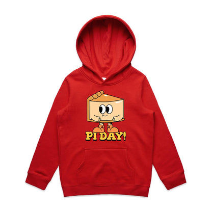 Pi Day - Youth Supply Hood Red Kids Hoodie