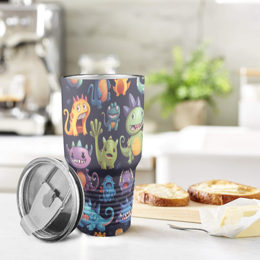 Monster Mania - 30oz Insulated Stainless Steel Mobile Tumbler