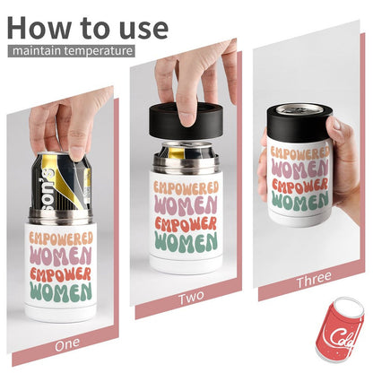 Empowered Women Empower Women - Stainless Steel Can Cooler