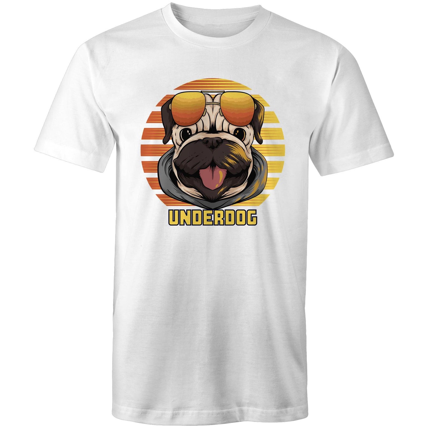 Underdog - Mens T-Shirt White Mens T-shirt animal