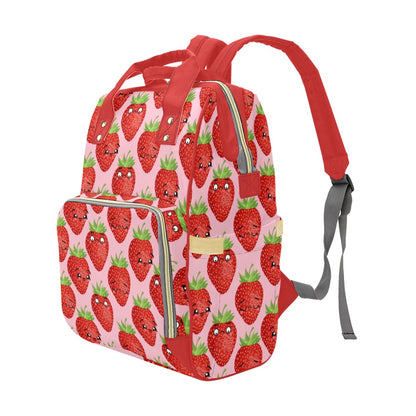 Strawberry Characters - Multifunction Backpack Multifunction Backpack Food Printed Offshore