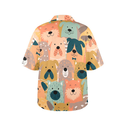 Lots Of Dogs - Womens Hawaiian Shirt