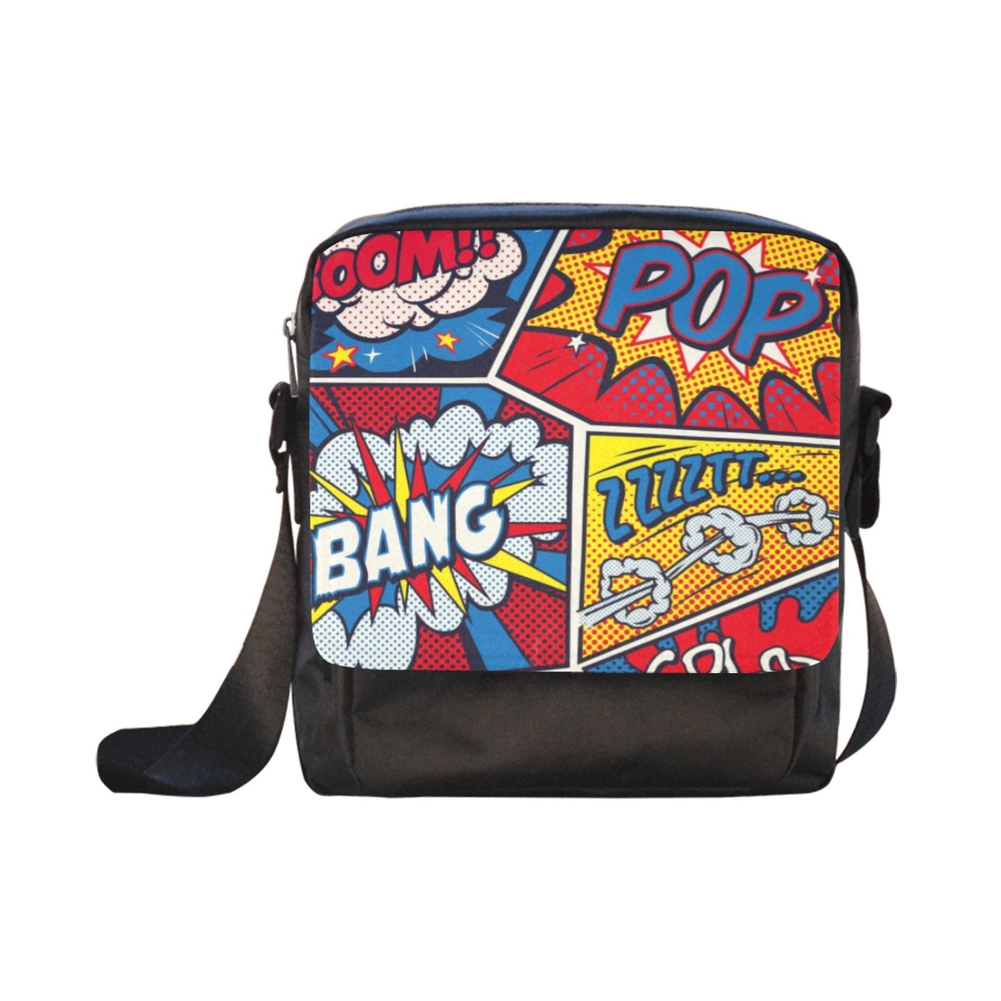 Comic Book - Crossbody Nylon Bag Crossbody Bags comic Printed Offshore