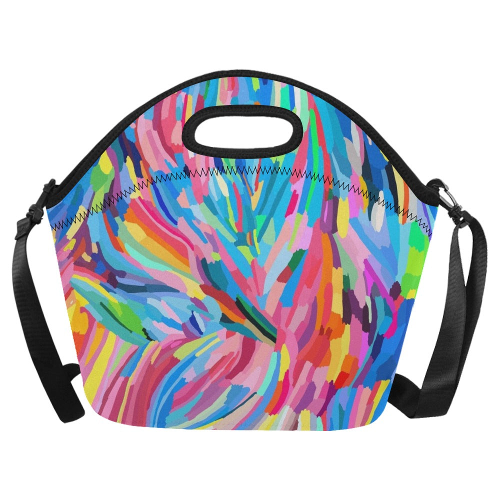 Brushstrokes - Neoprene Lunch Bag/Large