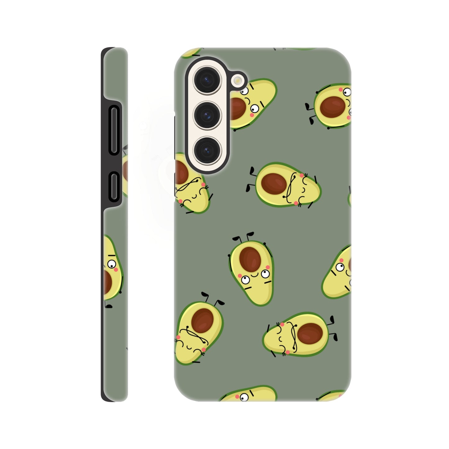 Avocado Characters - Phone Tough Case Galaxy S23 Plus Phone Case food Globally Fulfilled