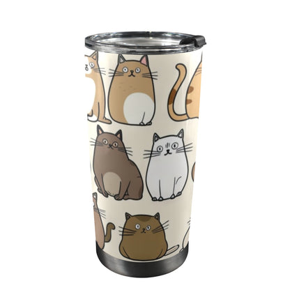 Lots Of Cats - 20oz Travel Mug / Tumbler