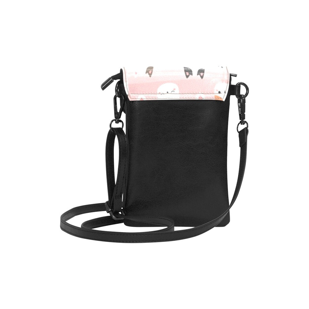 Pink Cats - Small Phone Purse /Bag