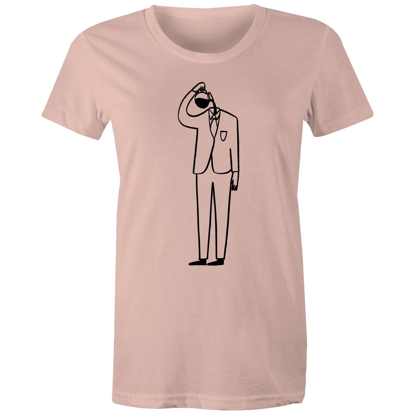 Coffee Brain - Womens T-shirt