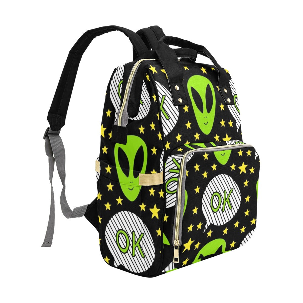 Alien OK - Multifunction Backpack Multifunction Backpack Printed Offshore Sci Fi