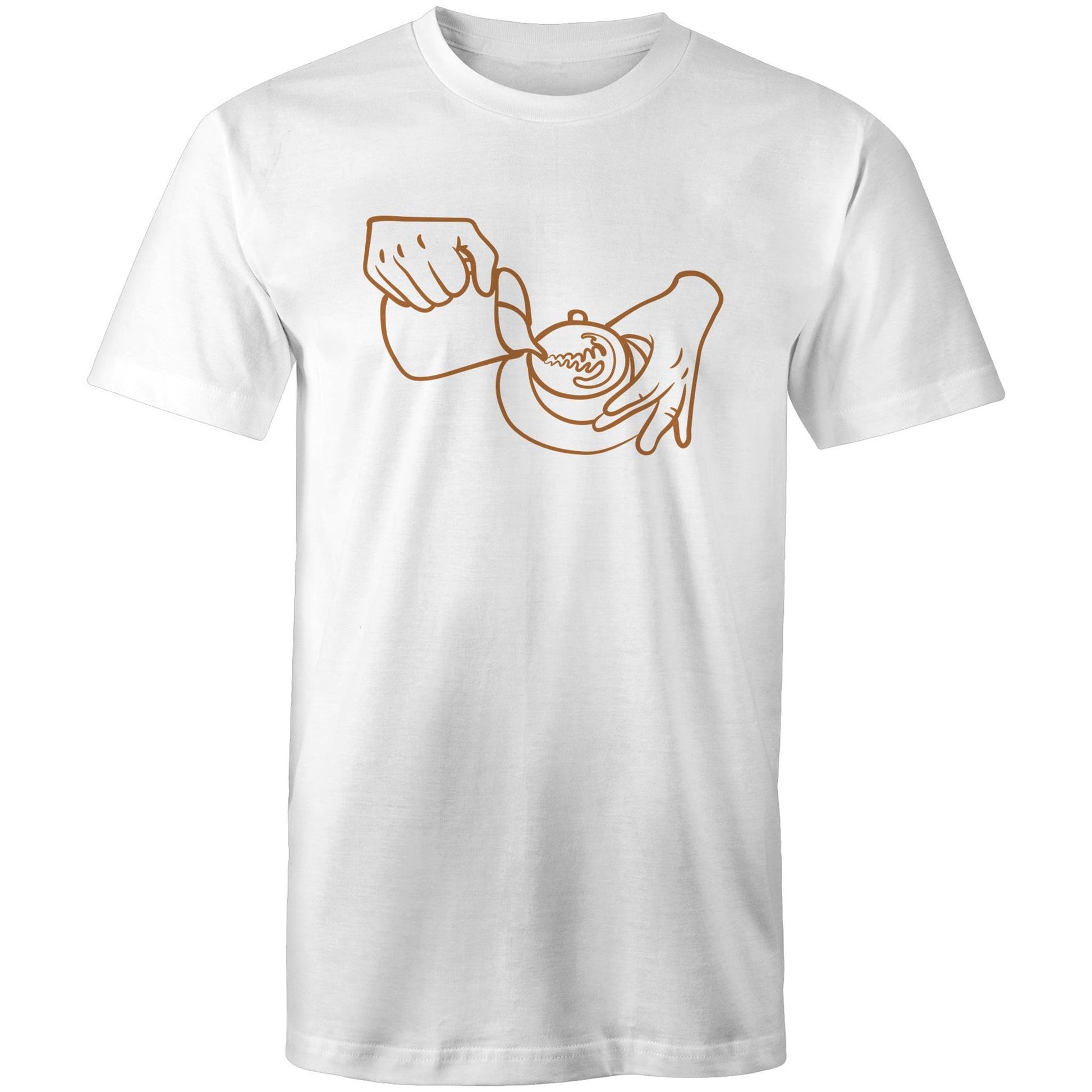 Barista - Mens T-Shirt White Mens T-shirt coffee