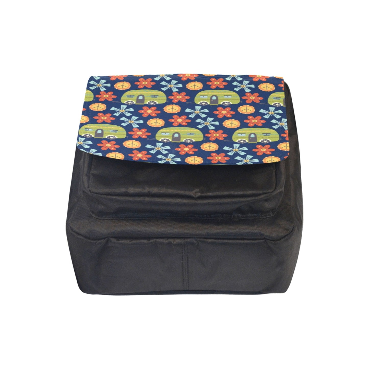 Hippy Caravan - Crossbody Nylon Bag Crossbody Bags Printed Offshore