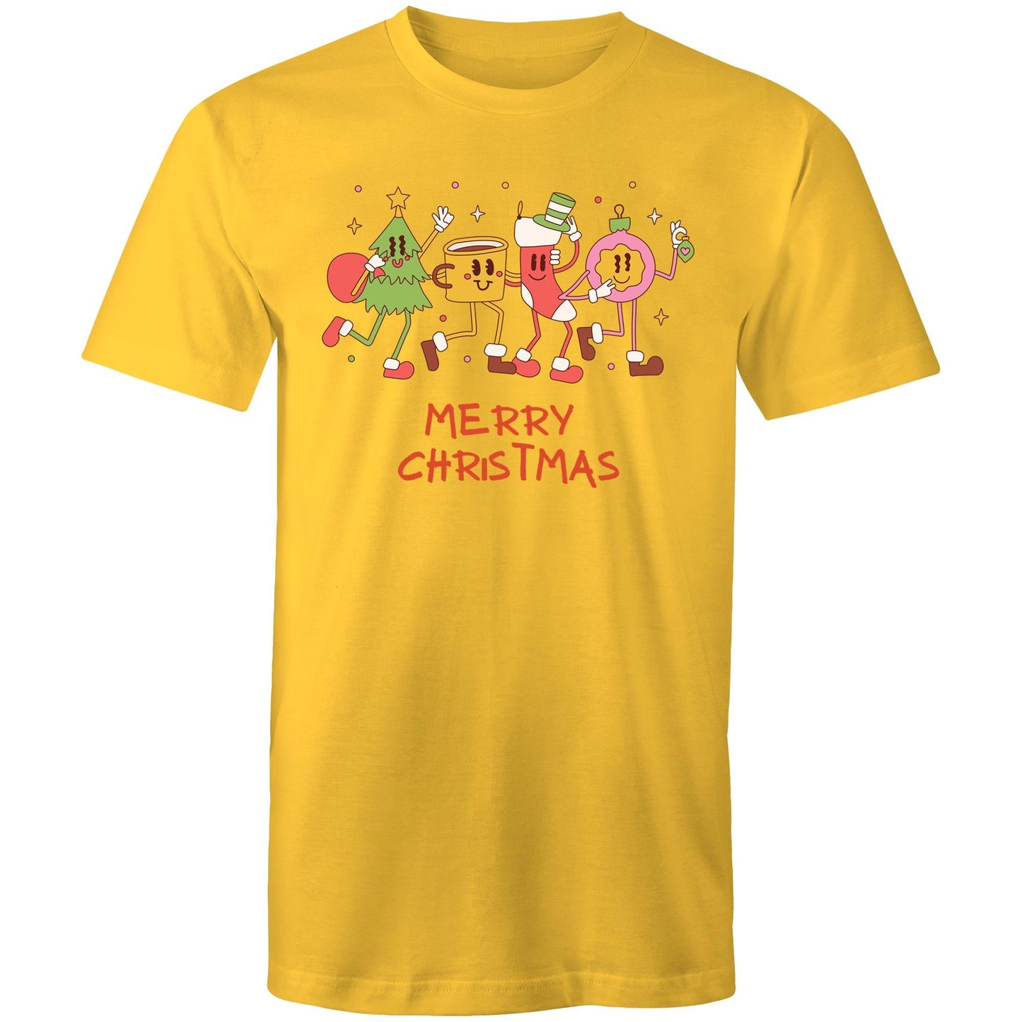 Crazy Christmas Characters - Mens T-Shirt