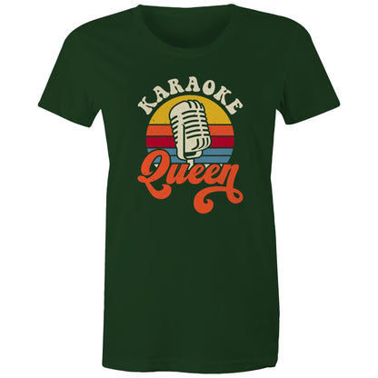 Karaoke Queen - Womens T-shirt