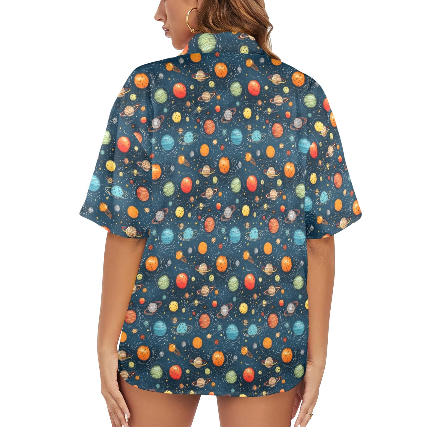 Galaxy - Womens Hawaiian Shirt