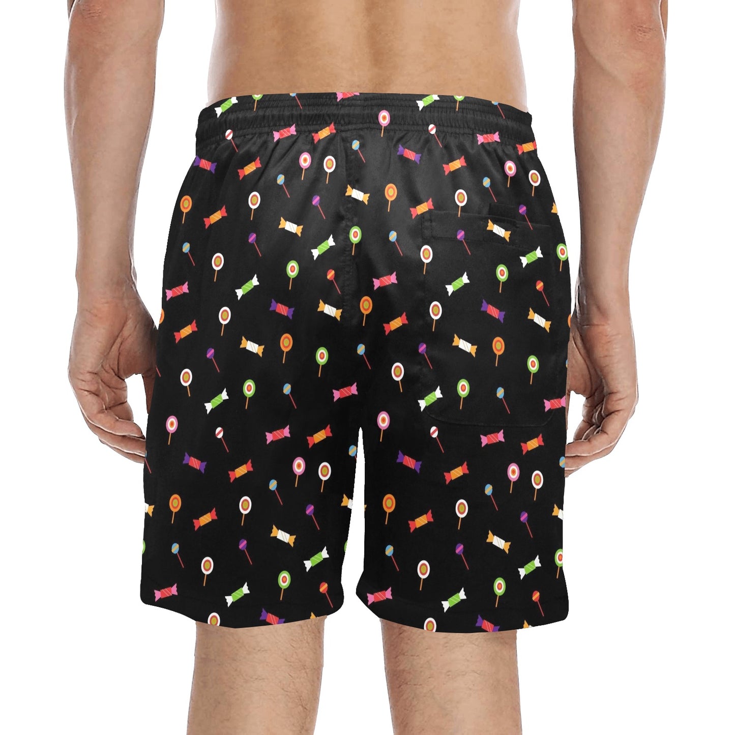 Candy - Men's Mid-Length Beach Shorts