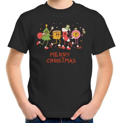 Crazy Christmas Characters - Kids Youth T-Shirt