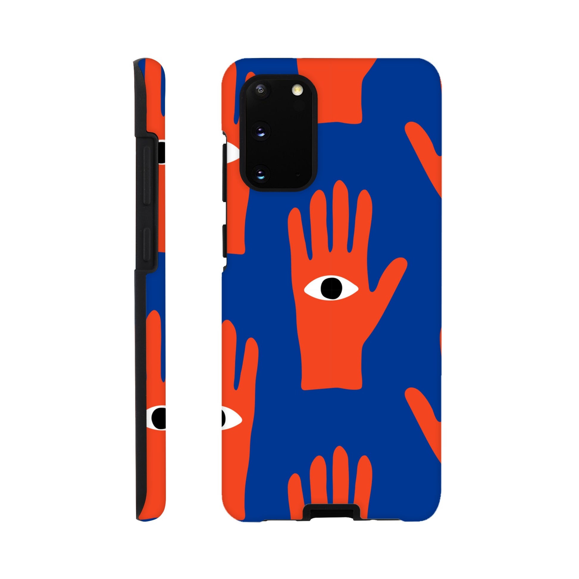 Hand Eyes - Phone Tough Case Galaxy S20 Phone Case Globally Fulfilled