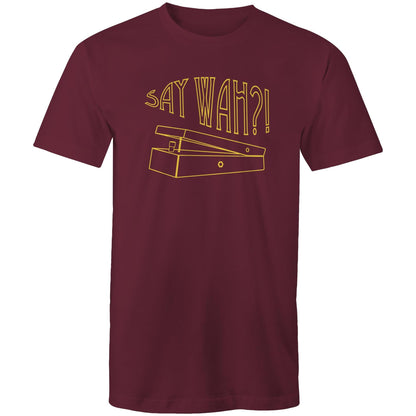 Say Wah, Guitar Pedal - Mens T-Shirt