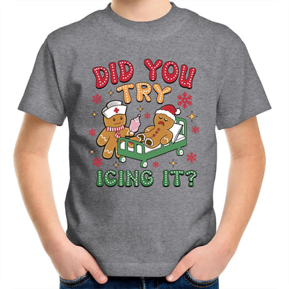 Funny Gingerbread, Did You Try Icing It - Kids Youth T-Shirt