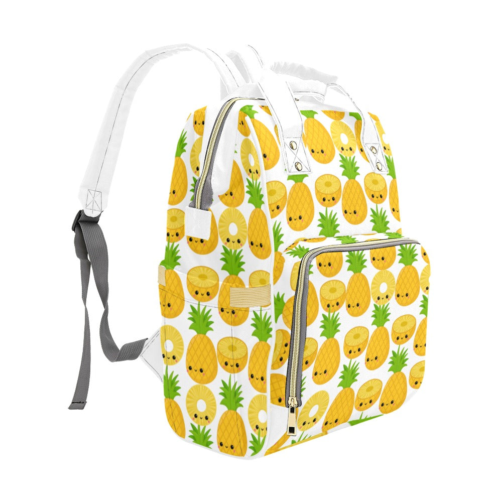 Happy Pineapples - Multifunction Backpack Multifunction Backpack Food Printed Offshore