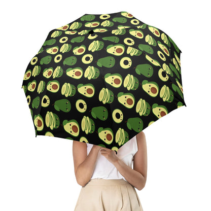 Cute Avocados - Semi-Automatic Foldable Umbrella Semi-Automatic Foldable Umbrella