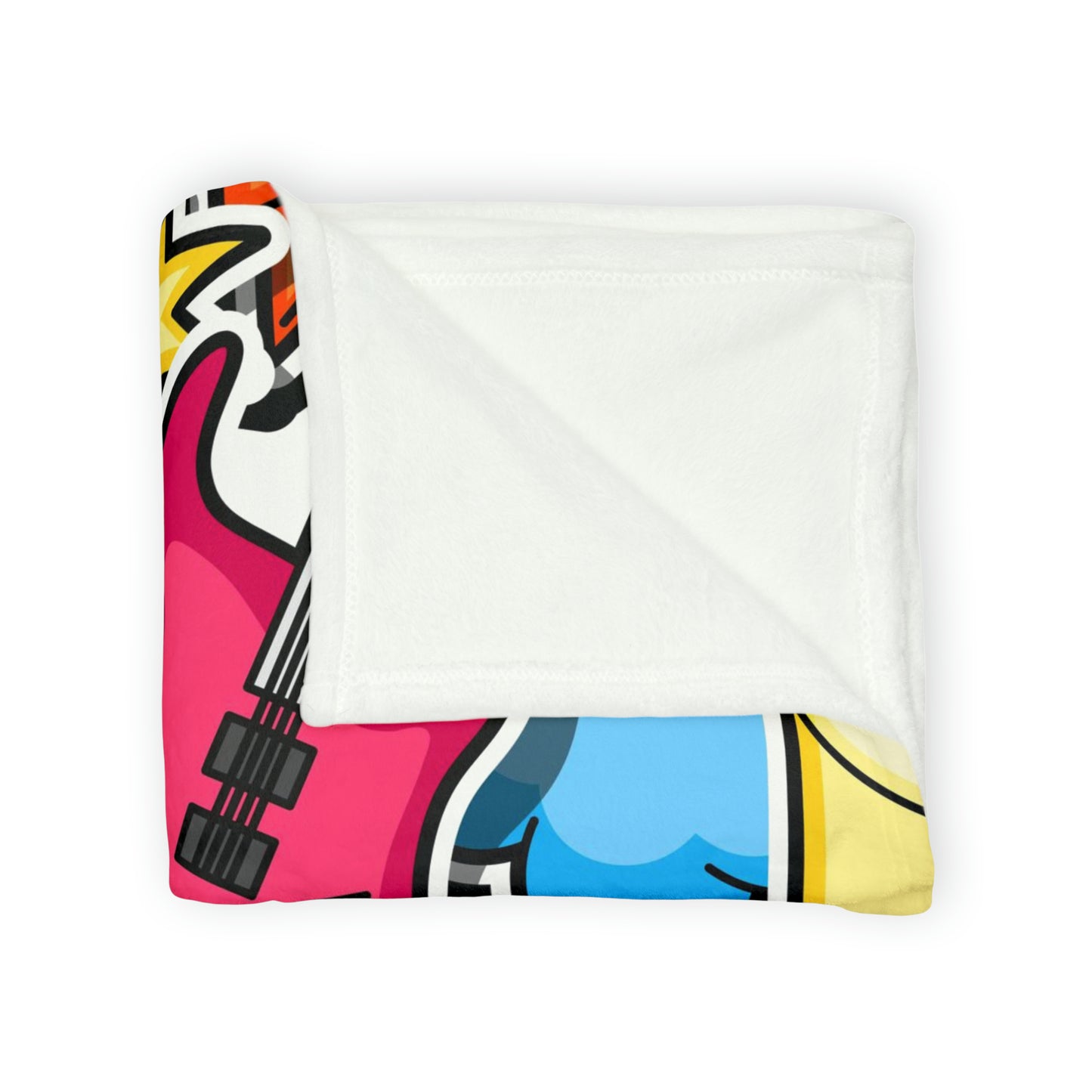 Sticker Music - Soft Polyester Blanket Blanket