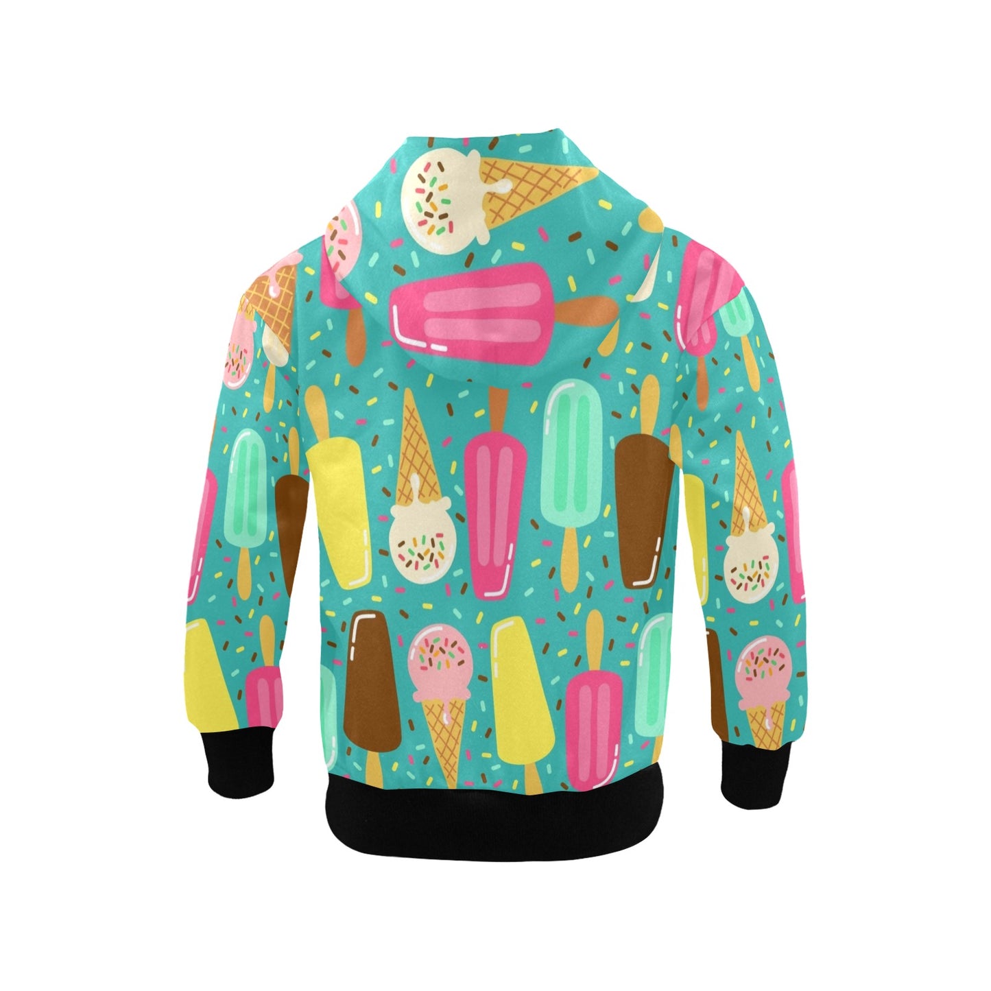 Ice Cream - Junior Boys Zip Up Hoodie