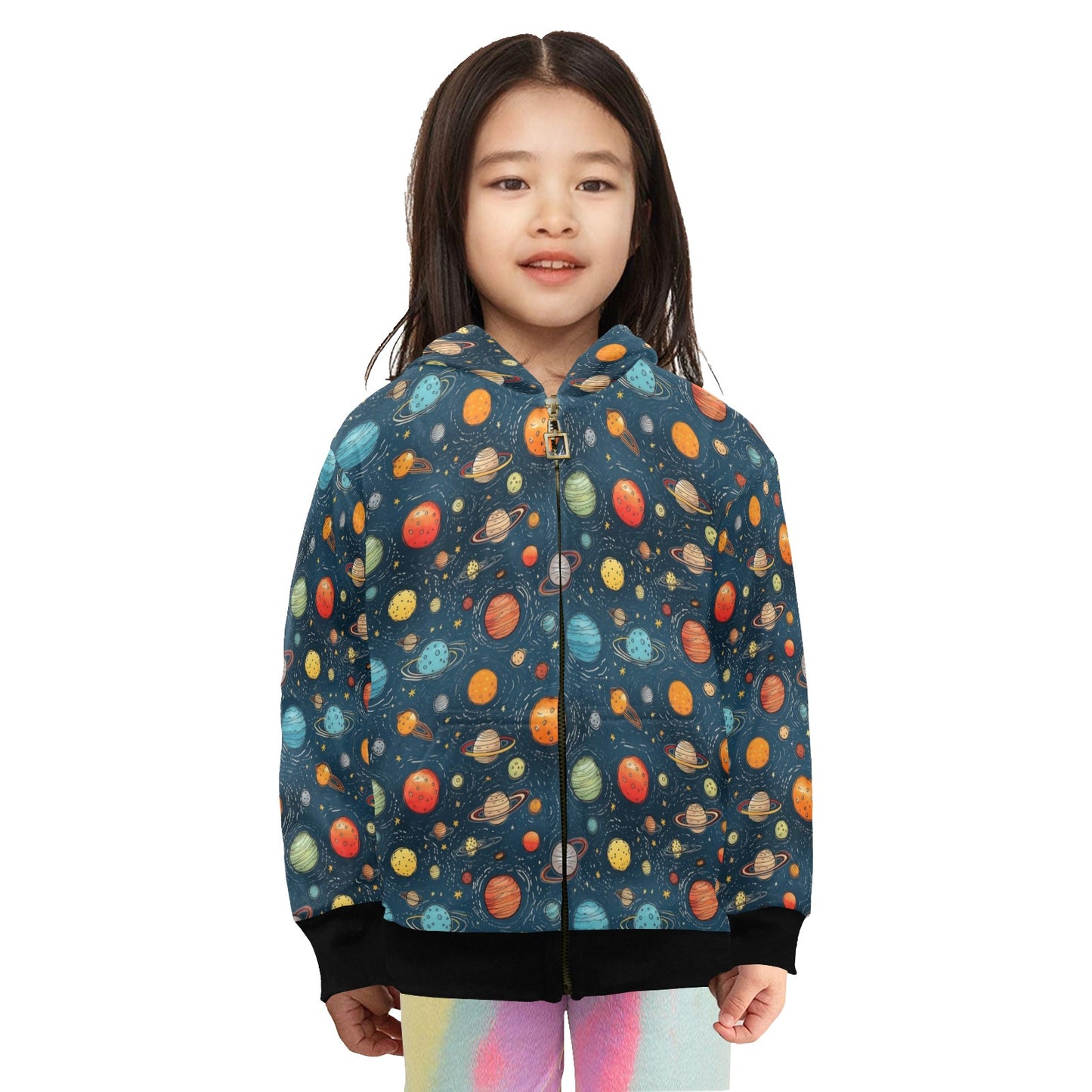 Galaxy - Junior Girls Zip up Hoodie