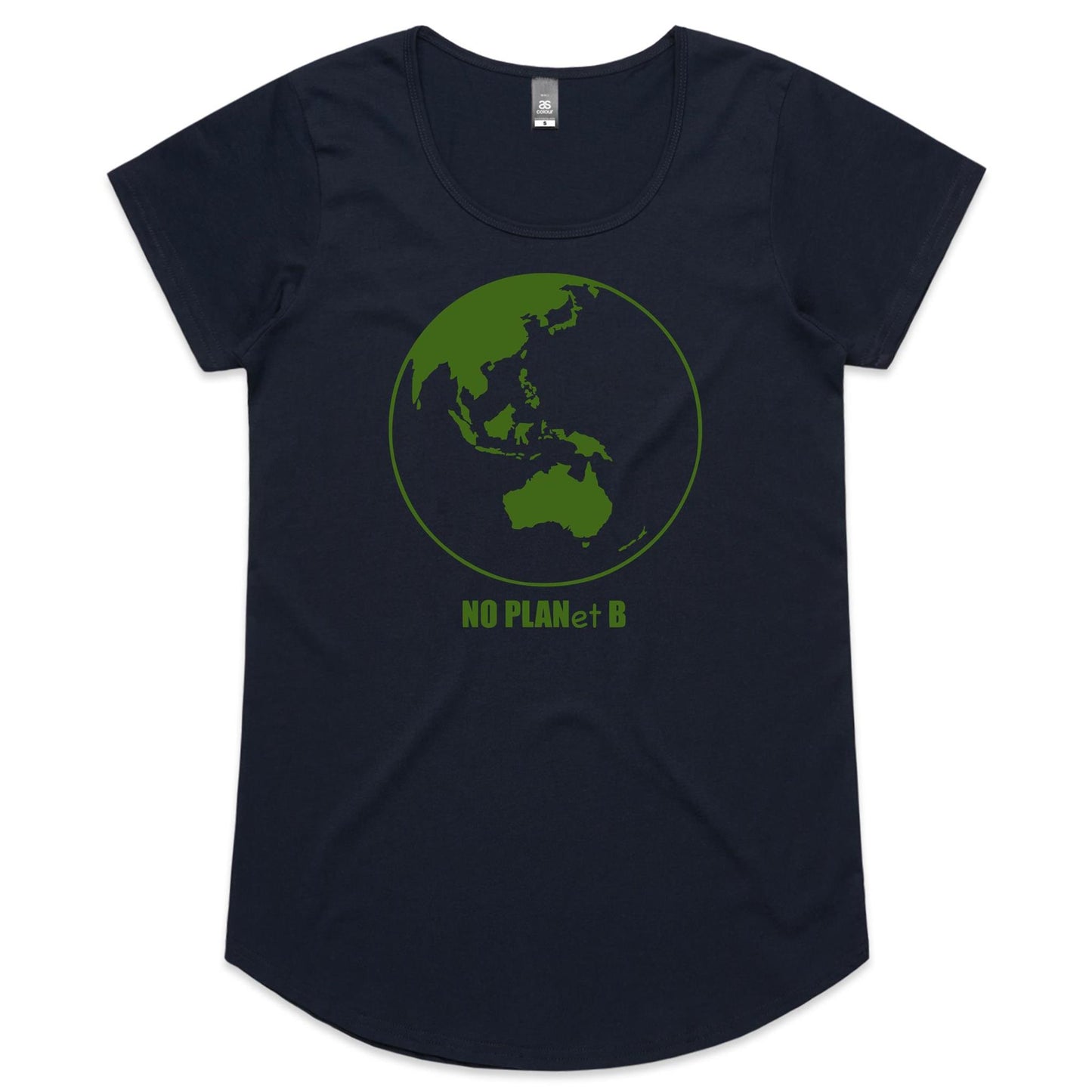 No Planet B, Earth - Womens Scoop Neck T-Shirt