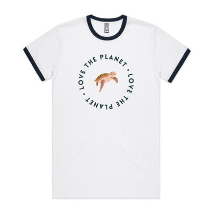 Love The Planet, Turtle - Staple Ringer Tee