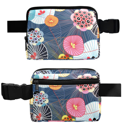 Abstract Floral - Belt Bag Belt Bag Plants Printed Offshore