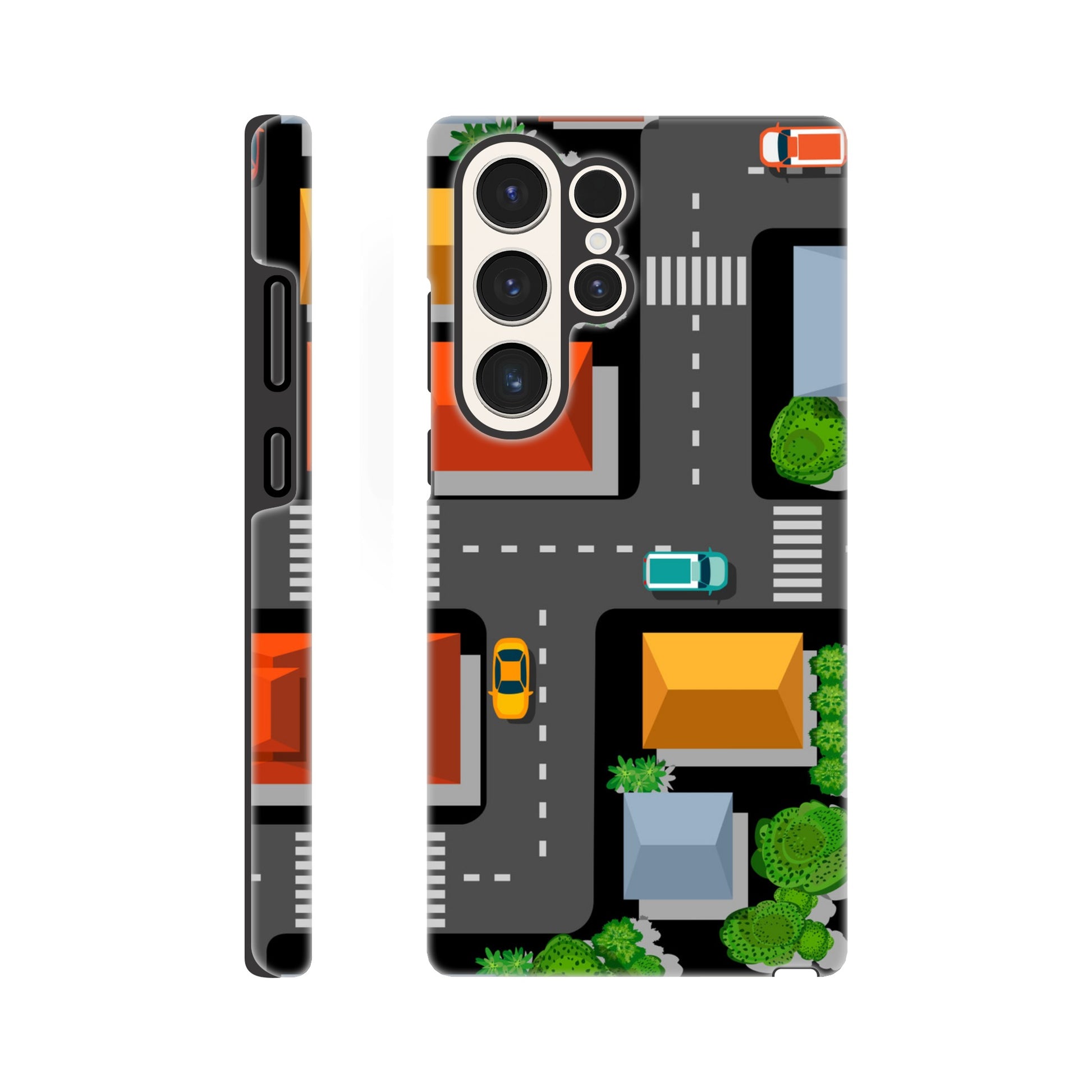 Road Map - Phone Tough Case Galaxy S23 Ultra Phone Case Globally Fulfilled