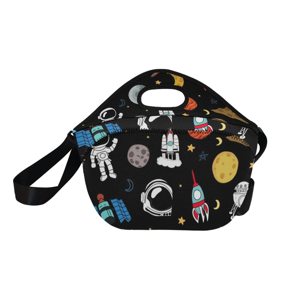 Kids Space - Neoprene Lunch Bag/Large Neoprene Lunch Bag/Large Printed Offshore