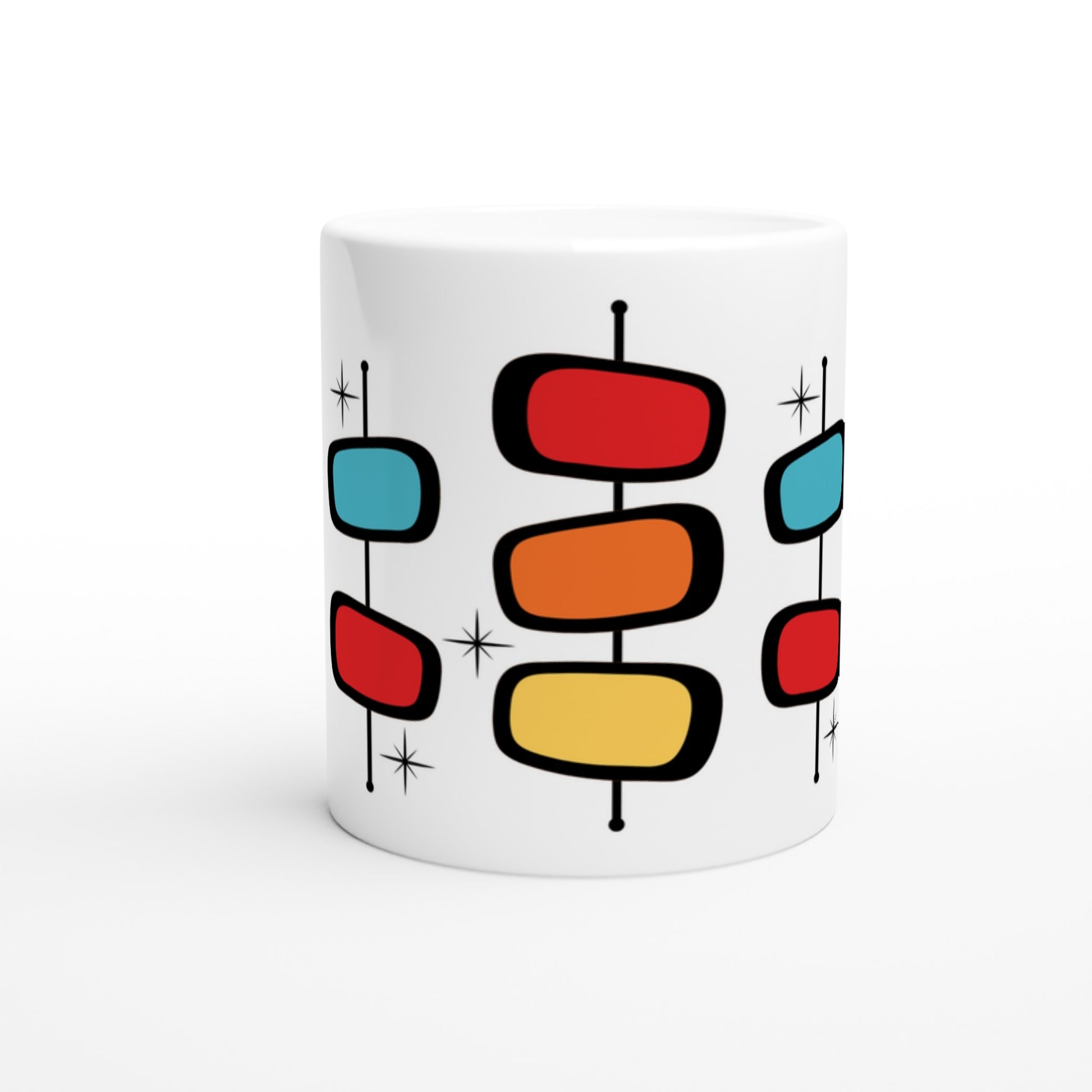 Retro Style - White 11oz Ceramic Mug White 11oz Mug Globally Fulfilled Retro