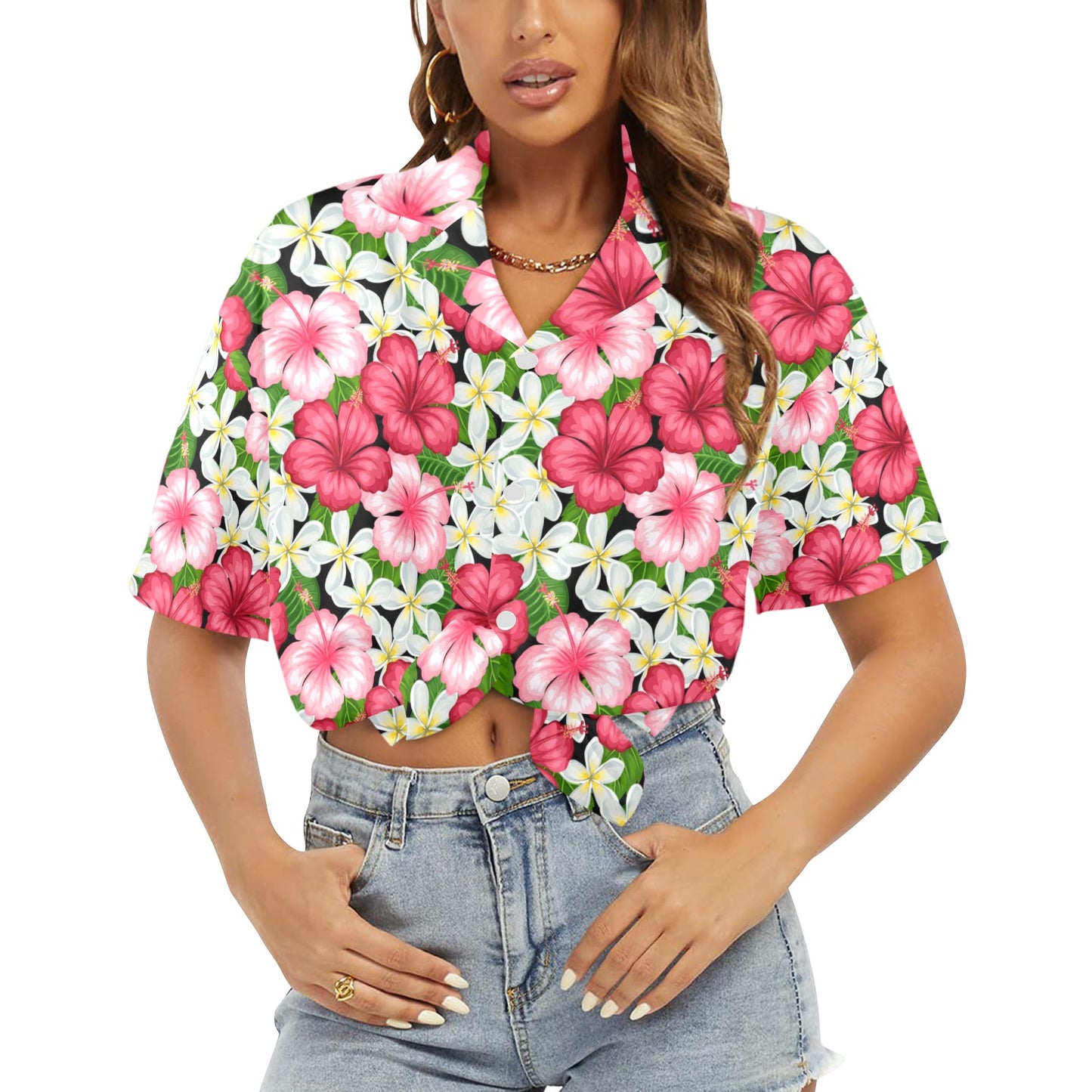 Hibiscus - Womens Hawaiian Shirt