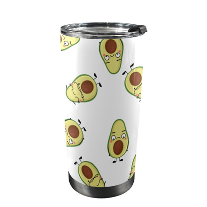 Avocado Characters - 20oz Travel Mug / Tumbler