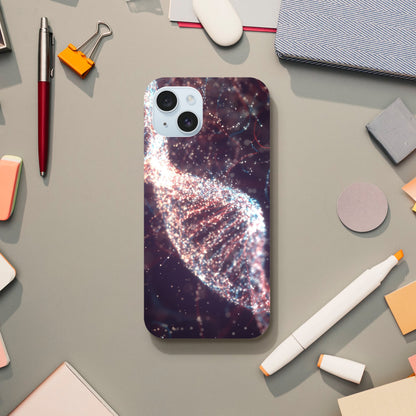 Glittery DNA - Phone Tough Case iPhone 15 Plus Phone Case