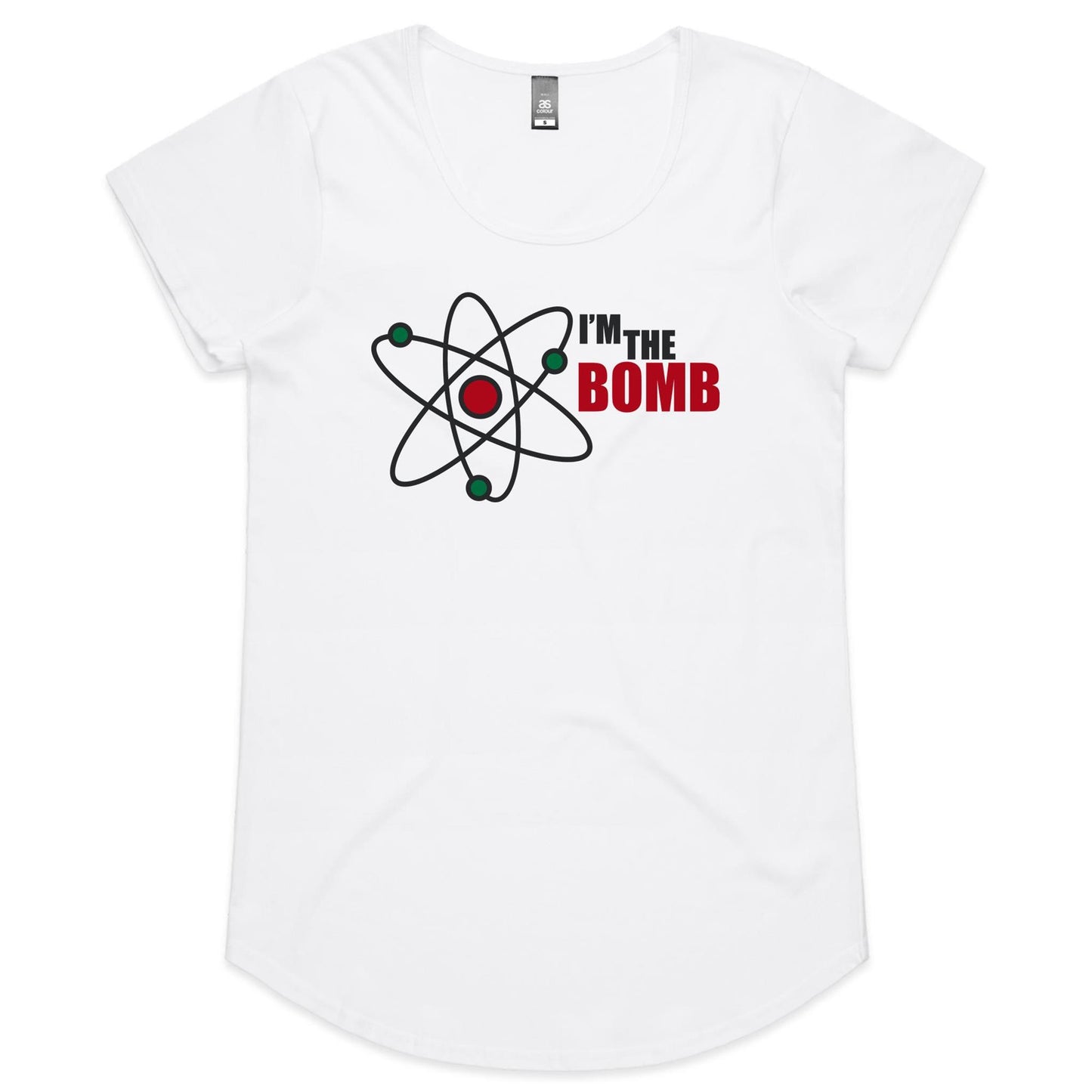 I'm The Bomb, Atom - Womens Scoop Neck T-Shirt