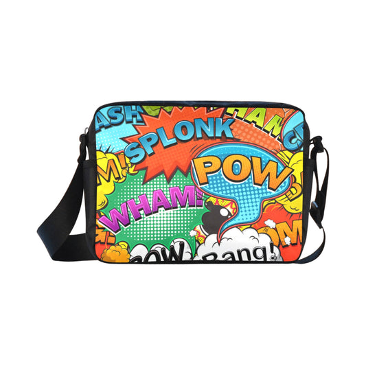 Comic Book 2 - Classic Cross-body Nylon Bag