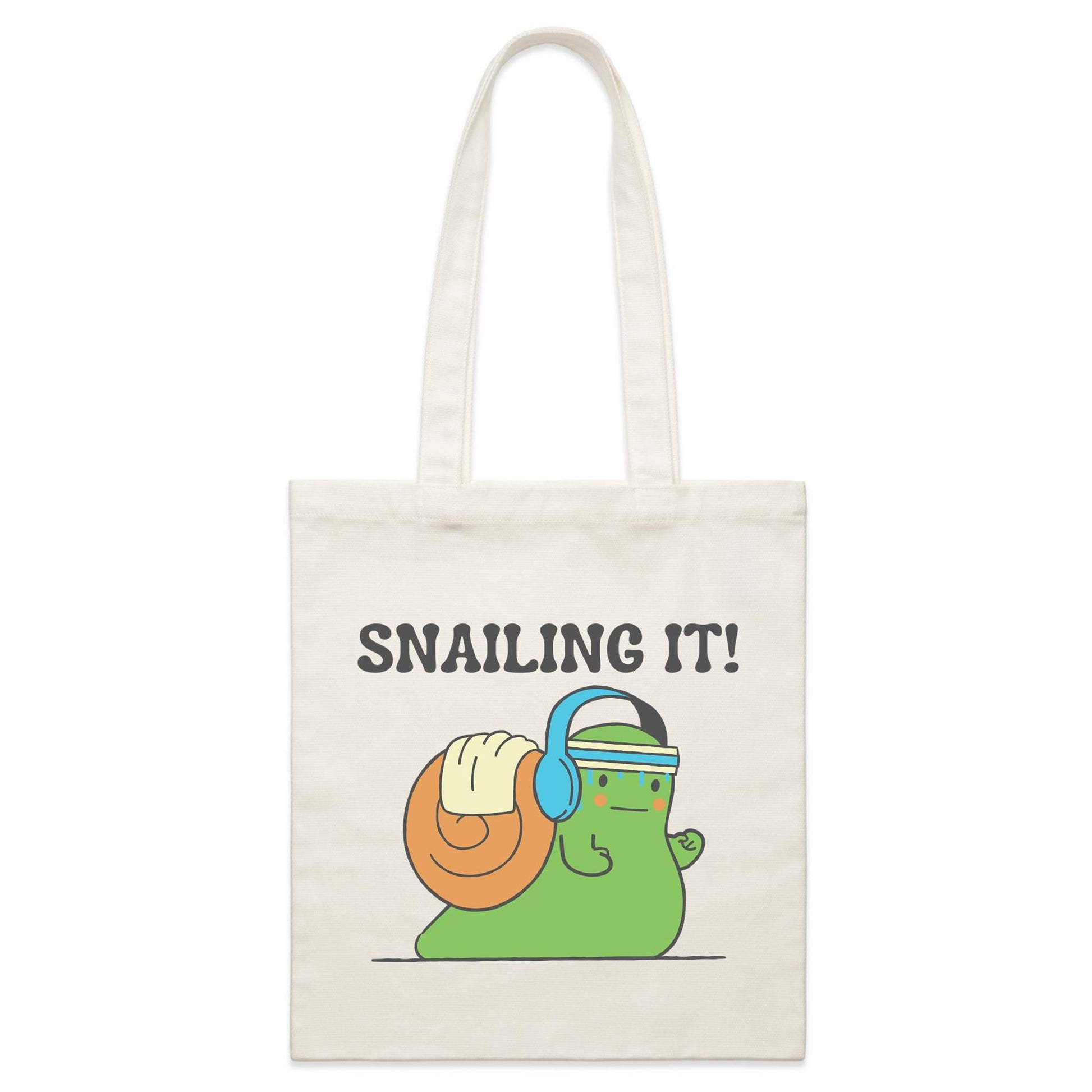 Snailing It - Parcel Canvas Tote Bag Default Title Parcel Tote Bag