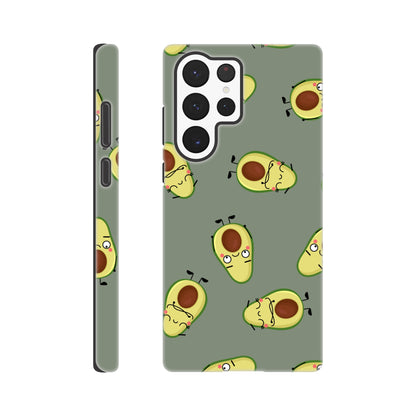 Avocado Characters - Phone Tough Case Galaxy S22 Ultra Phone Case food Globally Fulfilled