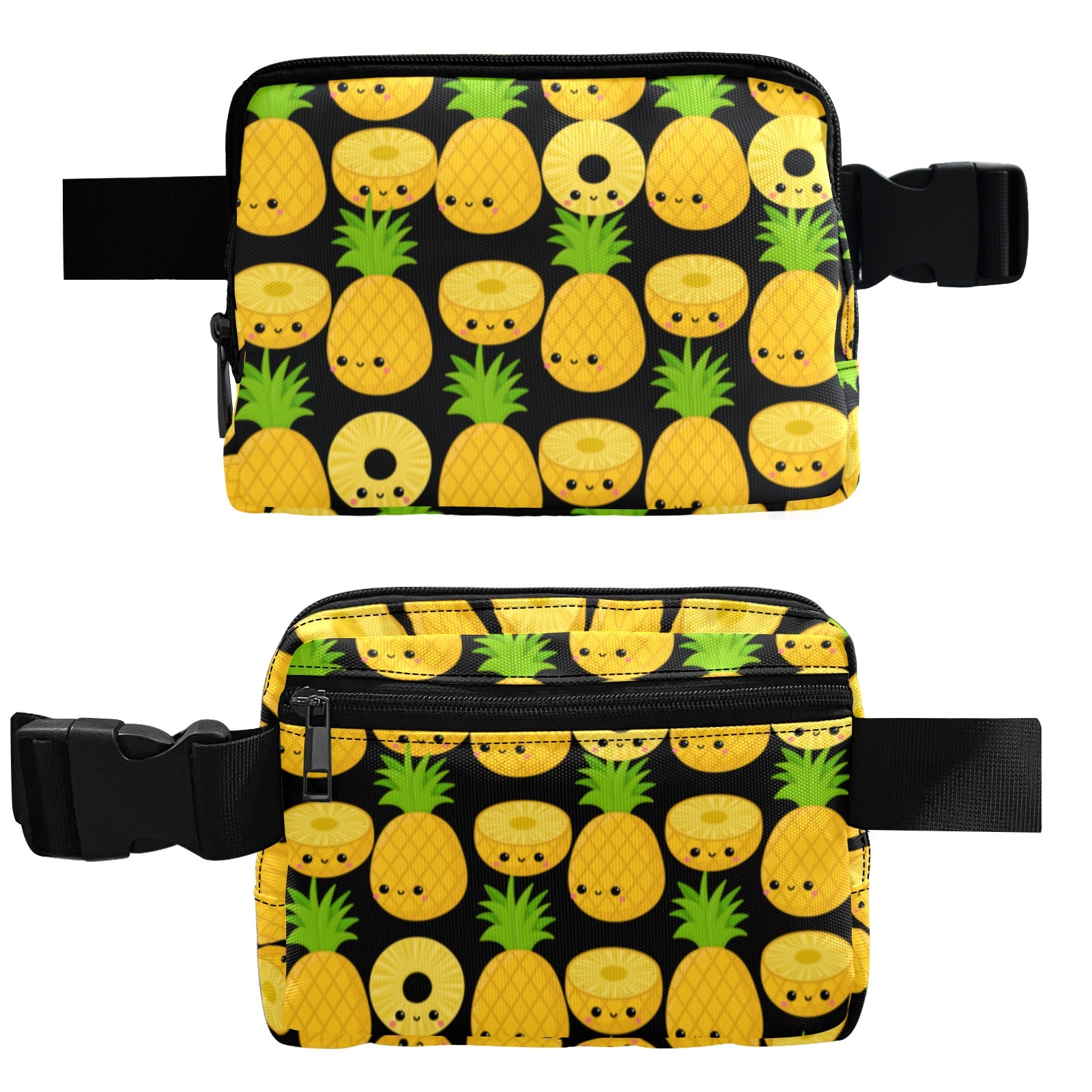 Happy Pineapples - Belt Bag Belt Bag Food Printed Offshore