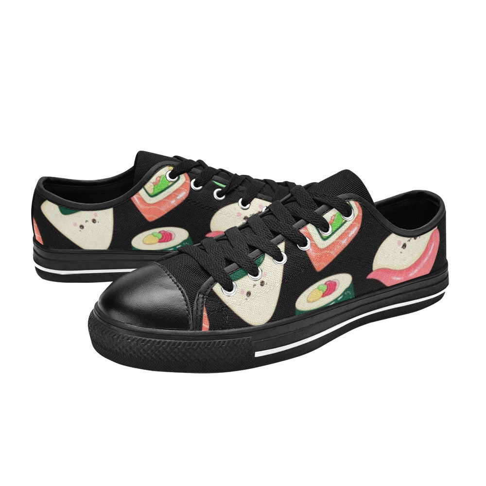 Happy Sushi - Men's Classic Canvas Shoes