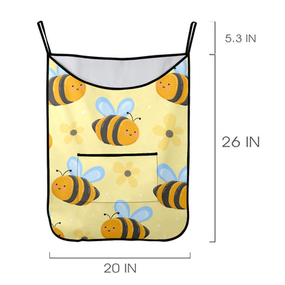 Bright Bees - Hanging Laundry Bag