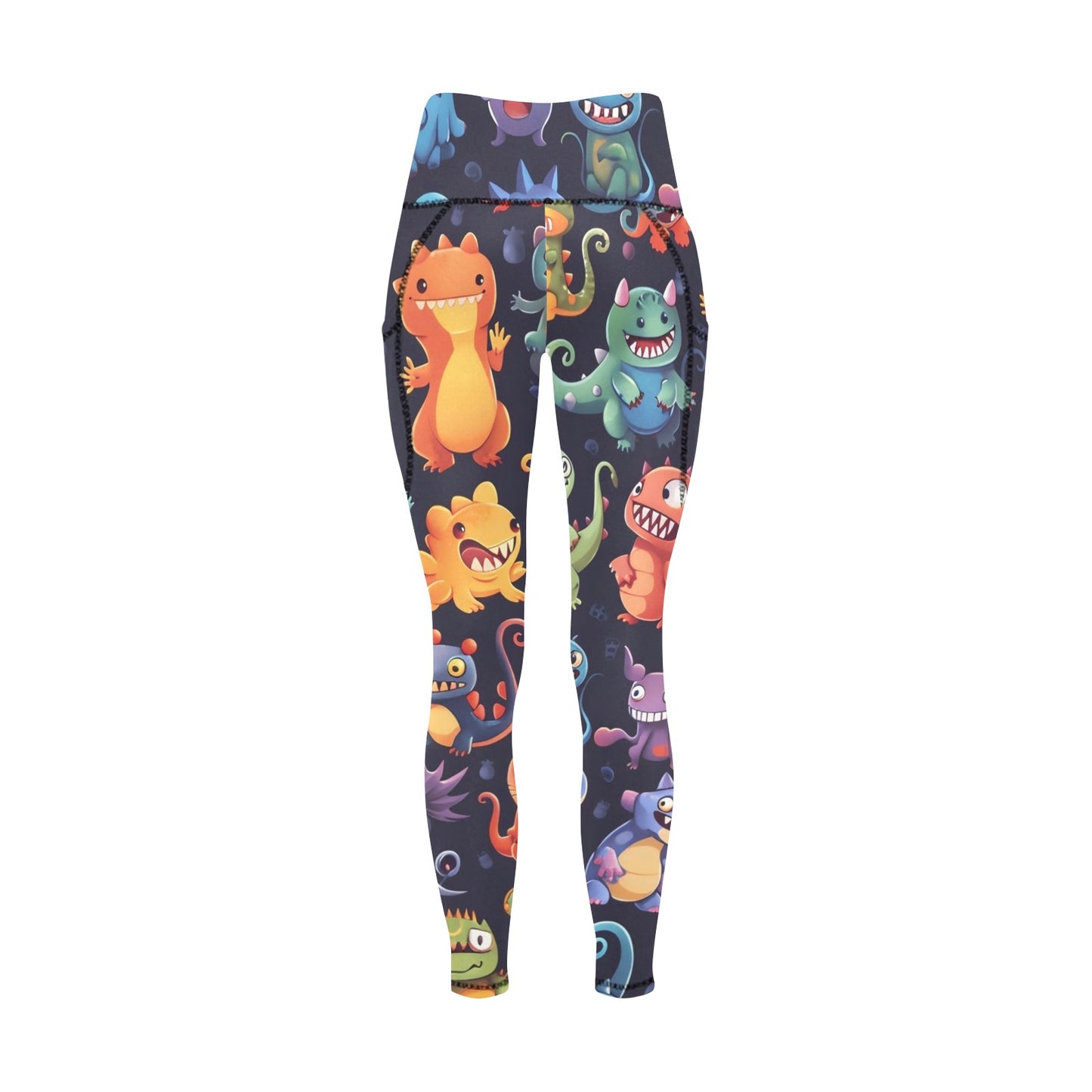 Monster Mania - Women's All Over Print Leggings with Pockets