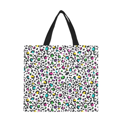 Animal Print In Colour - Full Print Canvas Tote Bag Full Print Canvas Tote Bag Printed Offshore