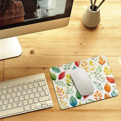 Autumn Leaves - Leather Mouse Pad